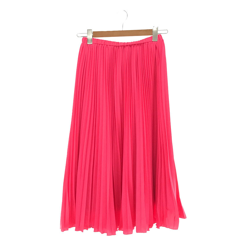 Long Pleats neon color Skirt ロングプリーツネオンカラースカート