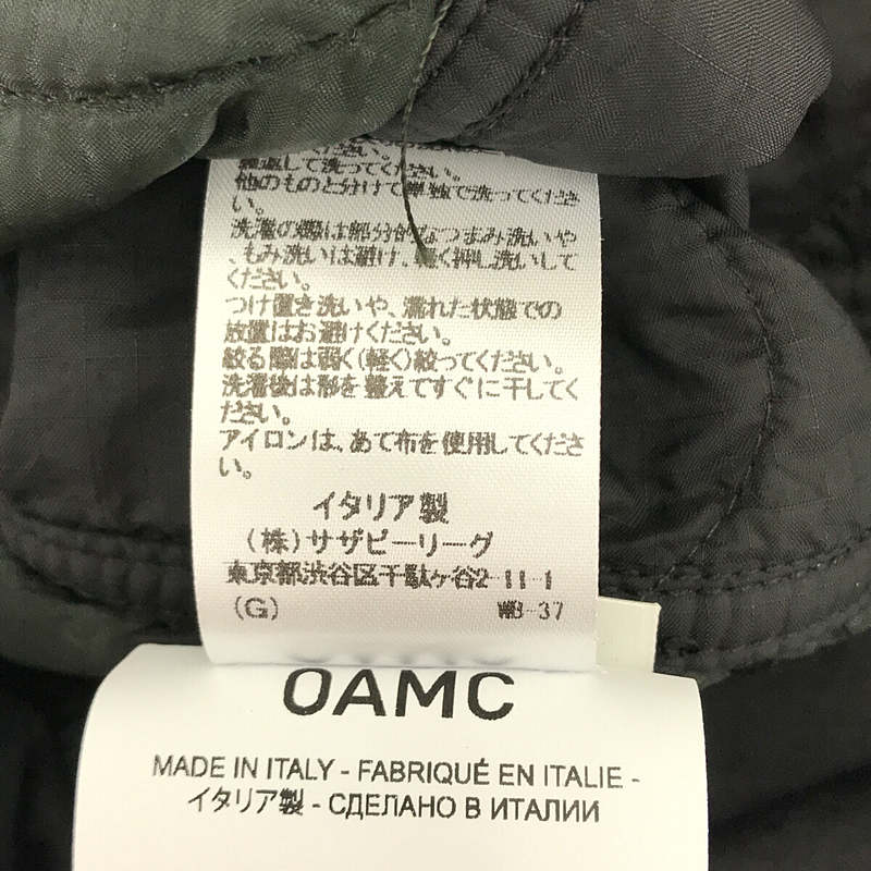 OAMC / オーエーエムシー × Ron Herman ロンハーマン Long Liner Jacket バイカラー キルティング ロング ライナー ジャケット コート