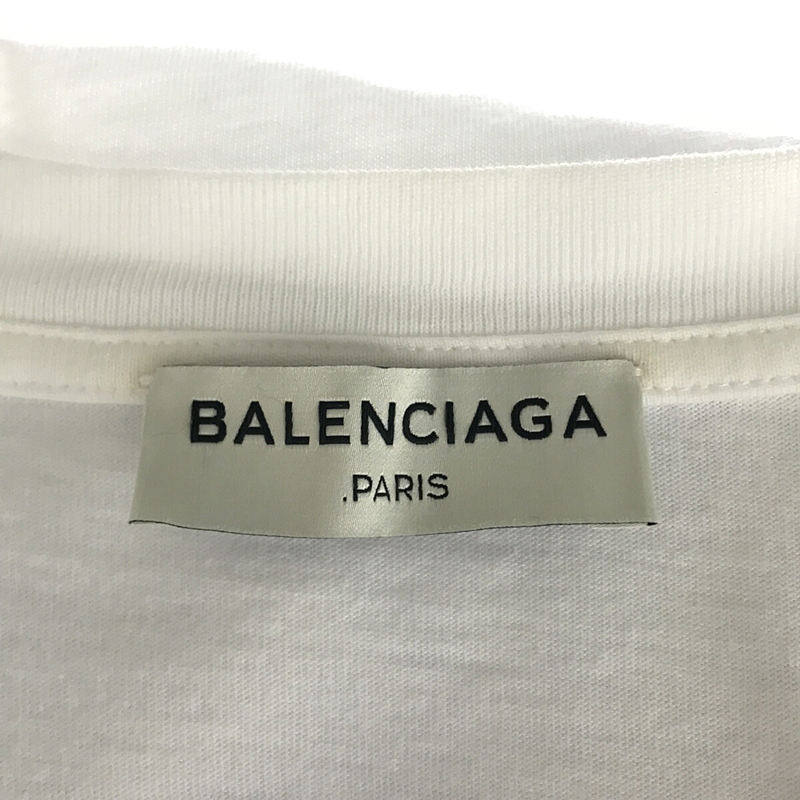 BALENCIAGA / バレンシアガ コットン トリコカラー プリント Tシャツ
