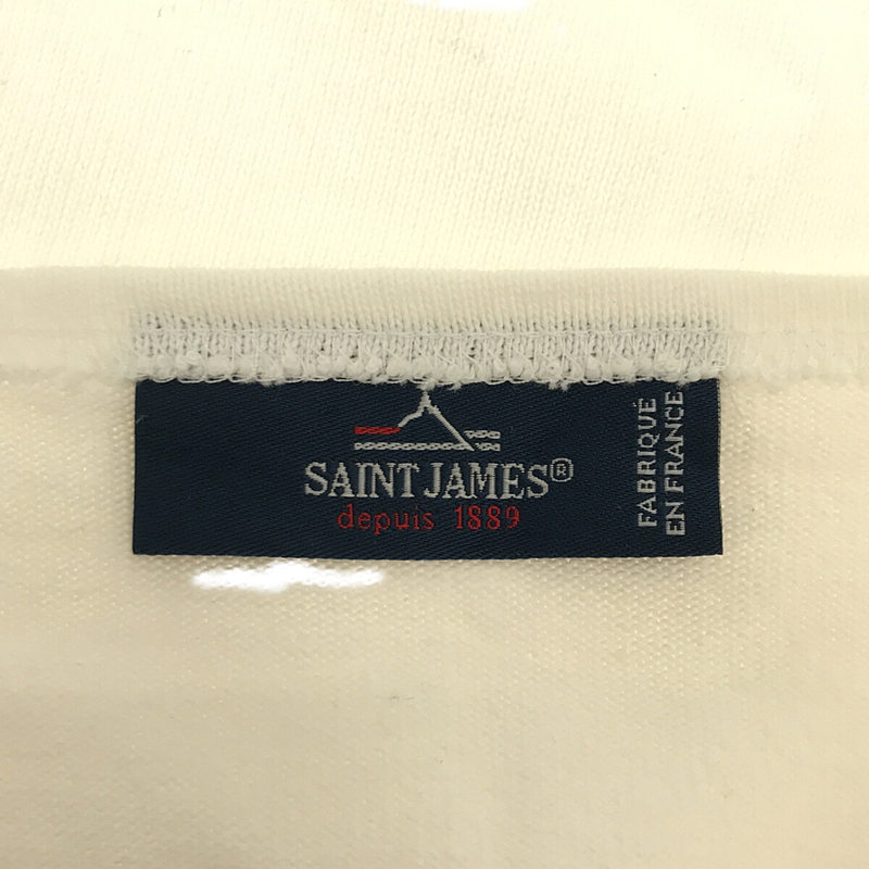 SAINT JAMES / セントジェームス ウェッソン 無地 コットン カットソー white