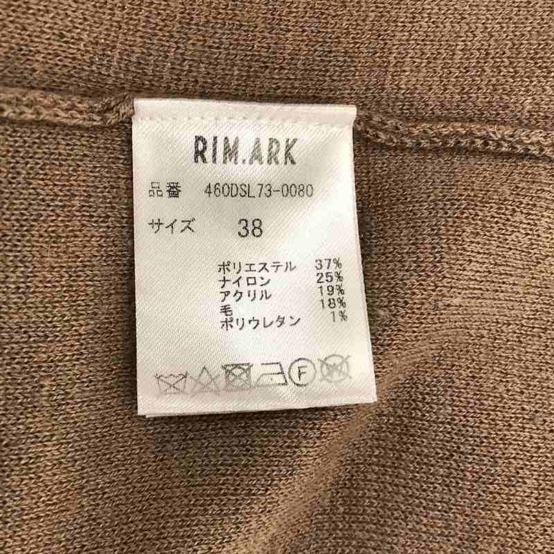 RIM.ARK / リムアーク Raglan sleeve knit OP タートルネック ラグランスリーブ ニットワンピース