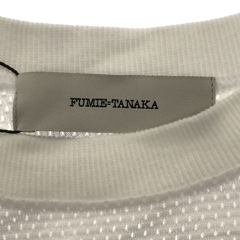 FUMIE=TANAKA / フミエタナカ cotton mesh tank コットンメッシュ リブ切替 タンクトップ