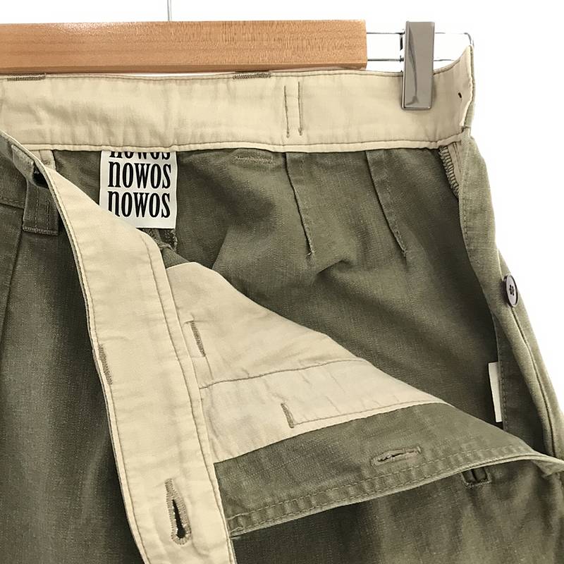 NOWOS / ノーウォス military pants テーパードパンツ