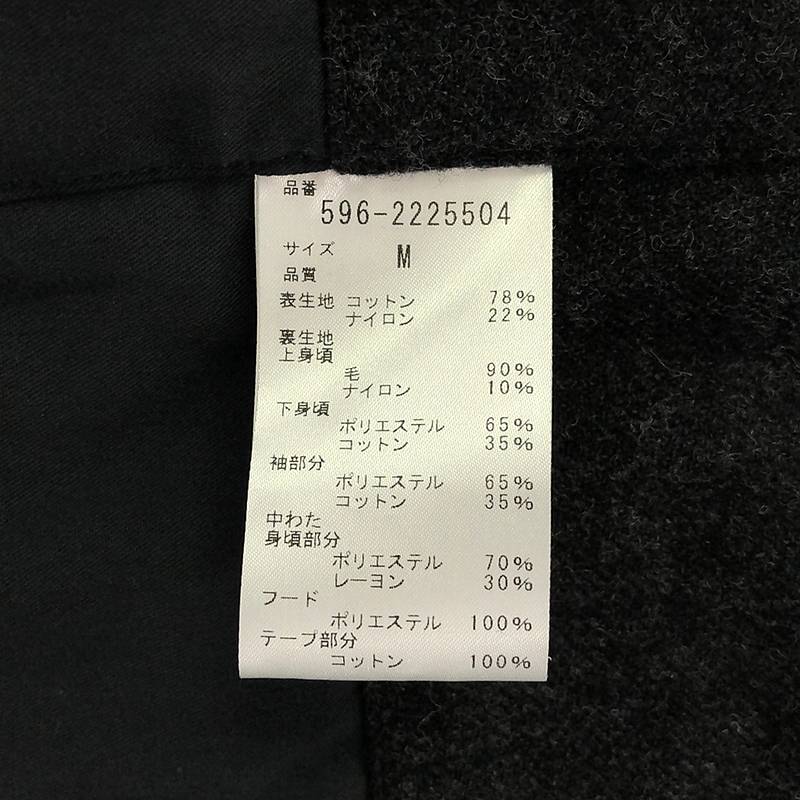 MHL. / エムエイチエルマーガレットハウエル PADDED COTTON NYLON BLOUSON 中綿入り コットンナイロン フーデッド ブルゾン