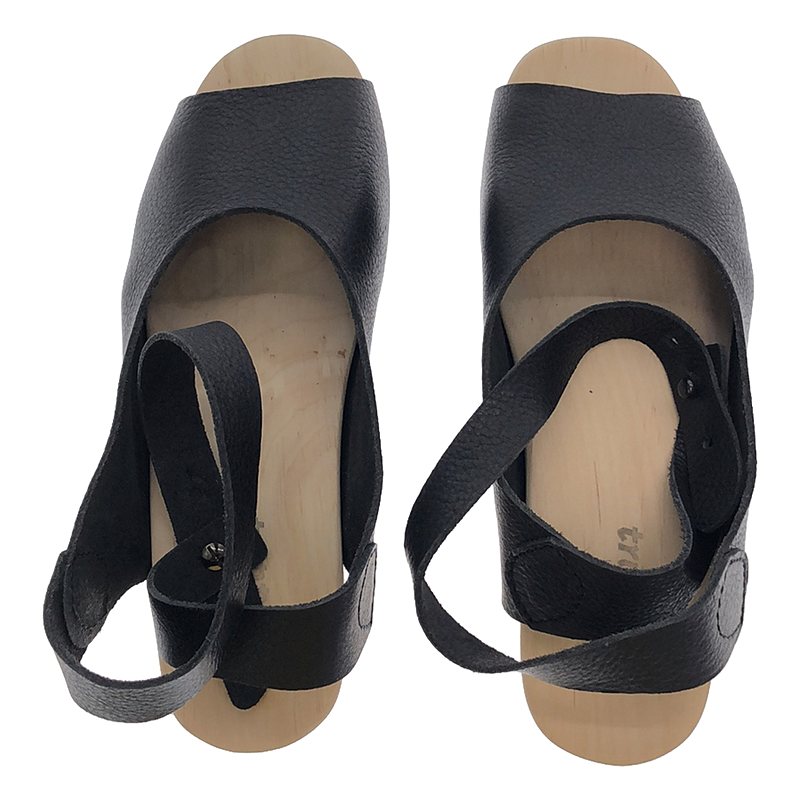 trippen / トリッペン ORINOCO オリノコ オープントゥ アンクルストラップ ウッドソールサンダル