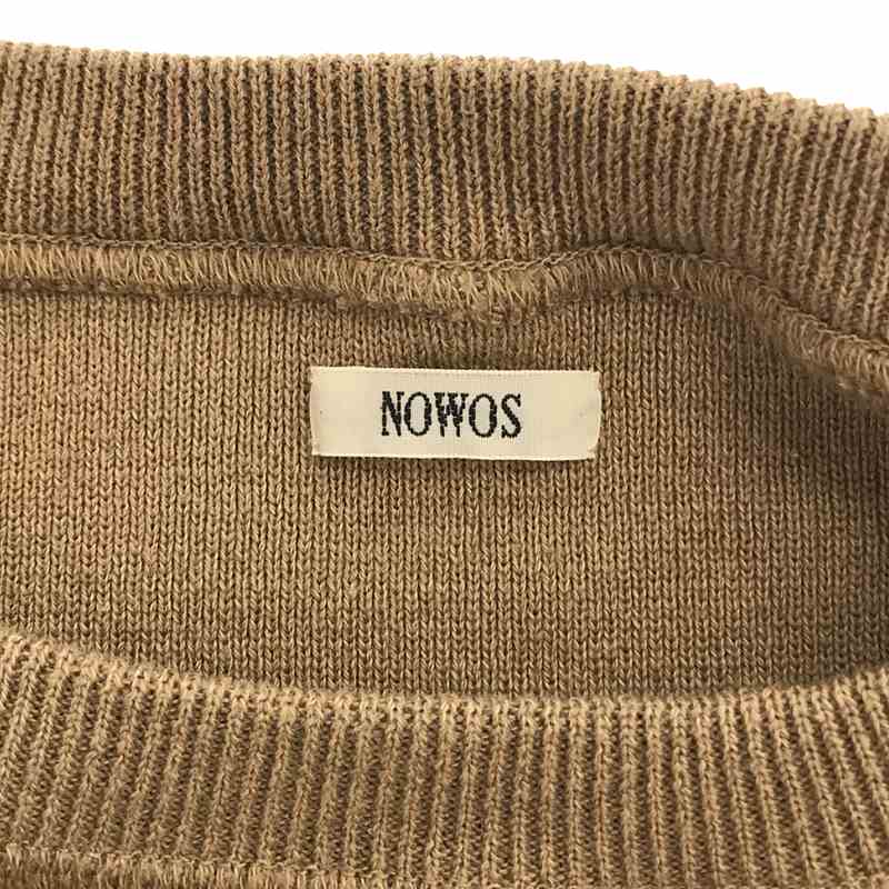 NOWOS / ノーウォス Cotton wool crewneck cutsew カットソー ニット |