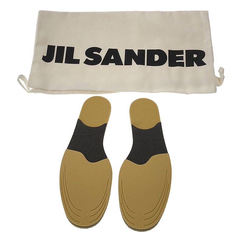 JIL SANDER / ジルサンダー カーフレザー サイドゴア ローファー