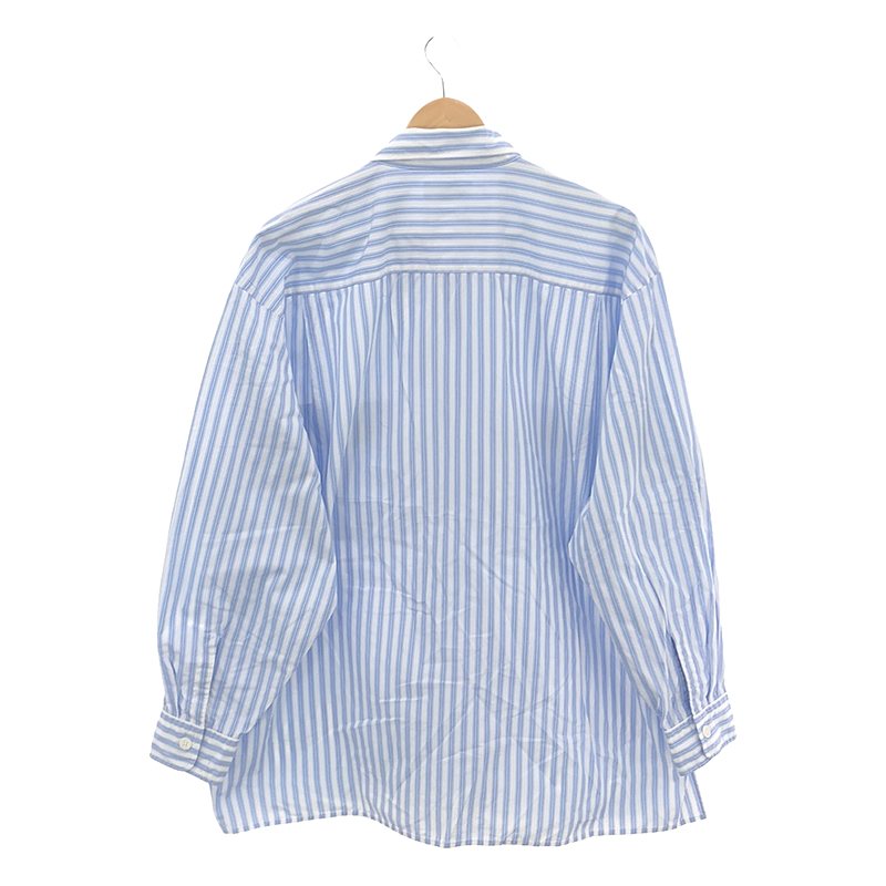 Marvine Pontiak Shirt Makers / マービンポンティアック Open Collar SH ストライプ オープンカラーシャツ