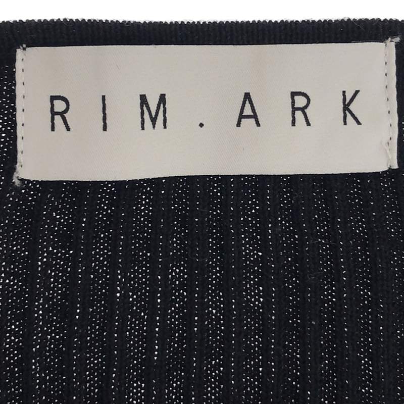 RIM.ARK / リムアーク Rib knit slim tops ニット