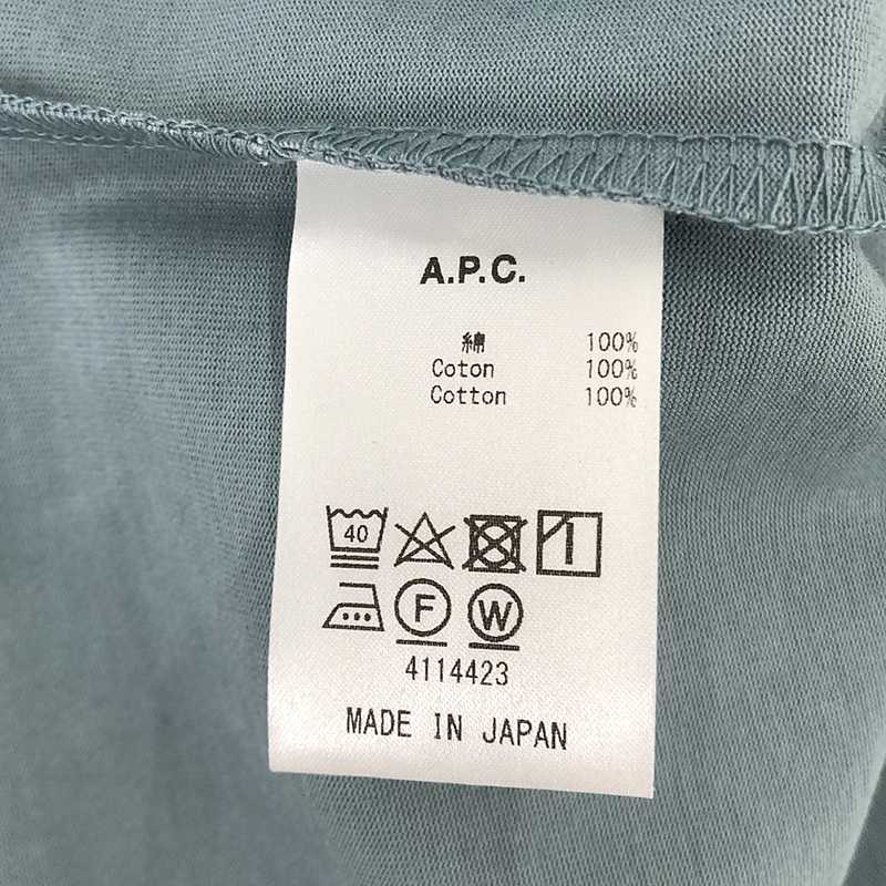 A.P.C. / アーペーセー ロゴ刺しゅう ハーフスリーブ ポケットTシャツ