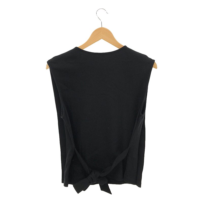 6(ROKU) BEAUTY&YOUTH / ロクビューティーアンドユース コットン カシミヤ サイドノースリーブ カットソー