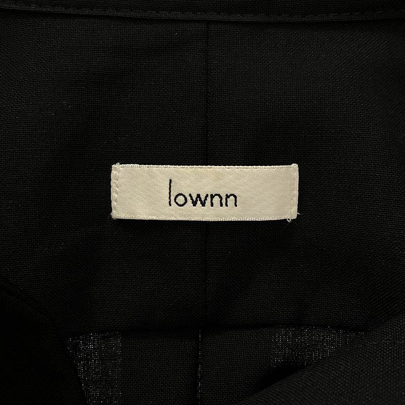 LOWNN / ローン レギュラーカラー オーバーシャツ