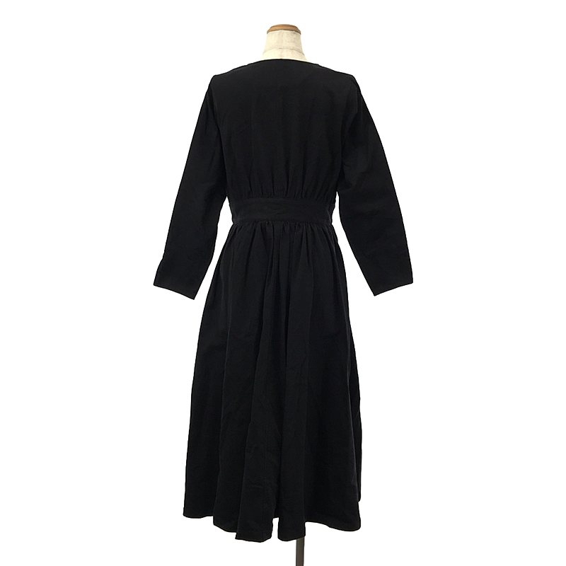 foufou / フーフー THE DRESS #04 V-neck button one piece Vネック ボタン ワンピース