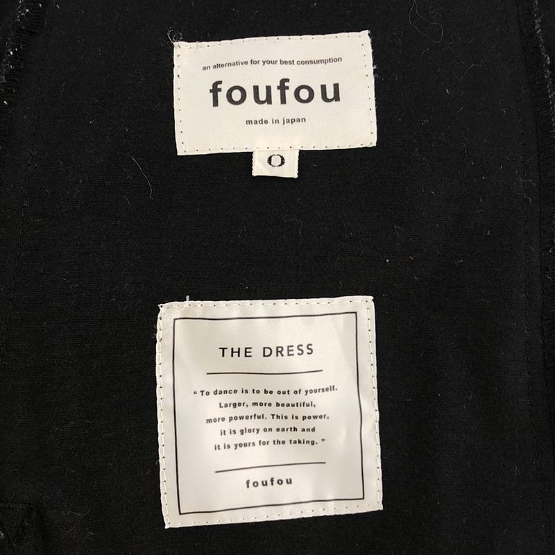 foufou / フーフー THE DRESS #04 V-neck button one piece Vネック ボタン ワンピース