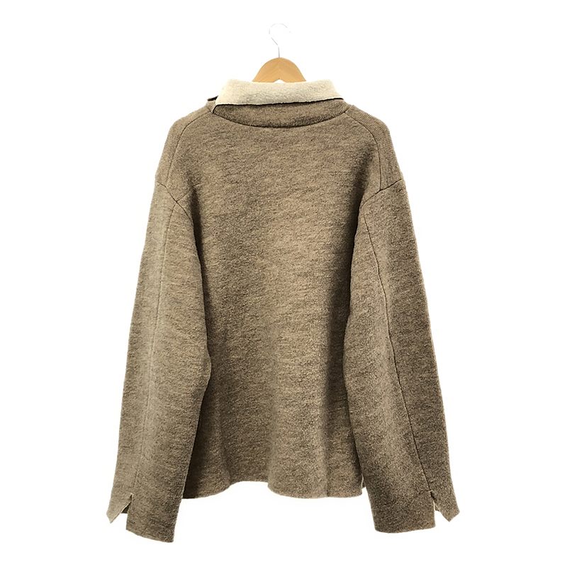 SUNSEA / サンシー W-FACEWOOLTURTLENECKPULLOV / リバーシブル タートルネック プルオーバー