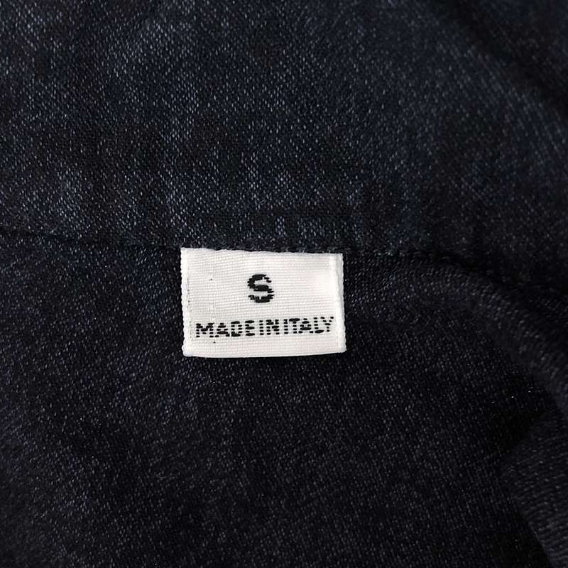 finamore / フィナモレ コットン ワイドカラーシャツ