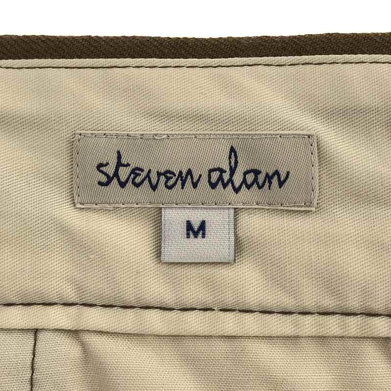 steven alan / スティーブンアラン W/TWL BAGGY STRAIGHT PANTS / センタープレス パンツ