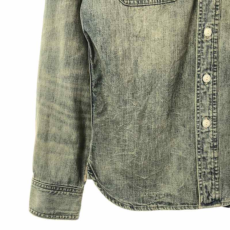 RRL / ダブルアールエル ヴィンテージ加工 デニム シャツ