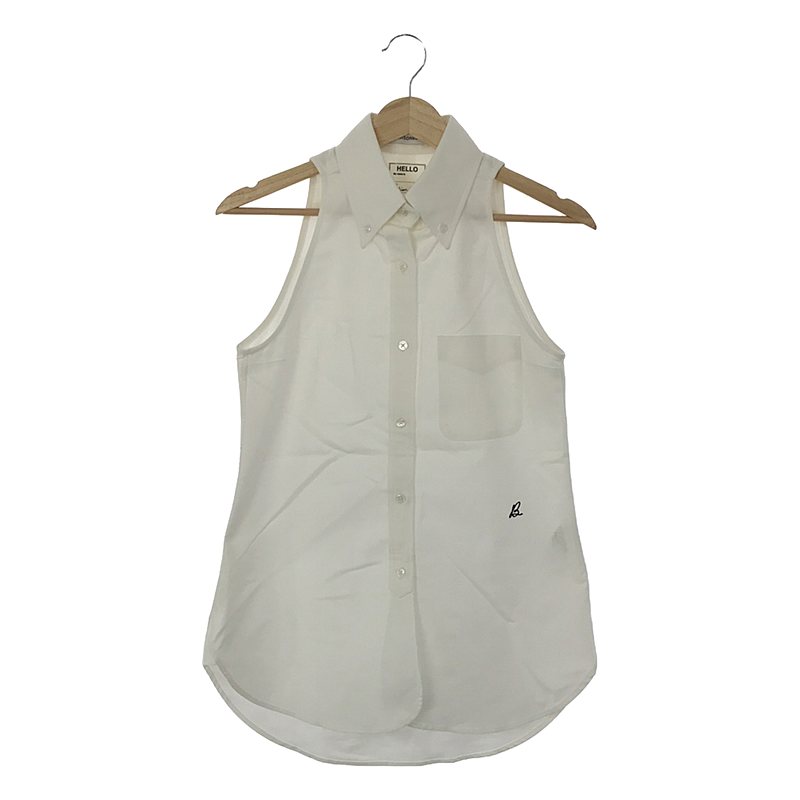 SLEEVELESS MADISON SHIRT OX オックスフォード スリーブレス マディソン シャツ