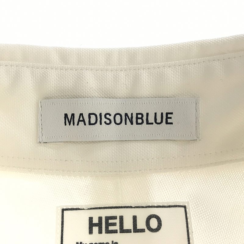 MADISON BLUE / マディソンブルー SLEEVELESS MADISON SHIRT OX オックスフォード スリーブレス マディソン シャツ