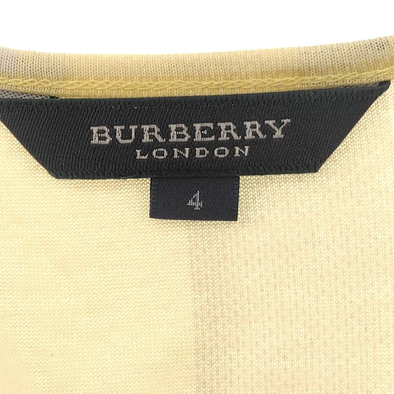 BURBERRY LONDON / バーバリーロンドン チェック クルーネックTシャツ