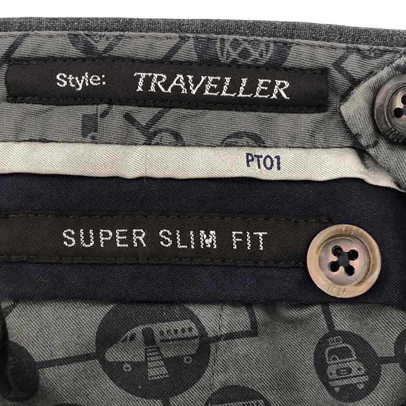 PT01 / ピーティーゼロウーノ TRAVELLER SUPER SLIM FIT STRETCH / スラックス パンツ