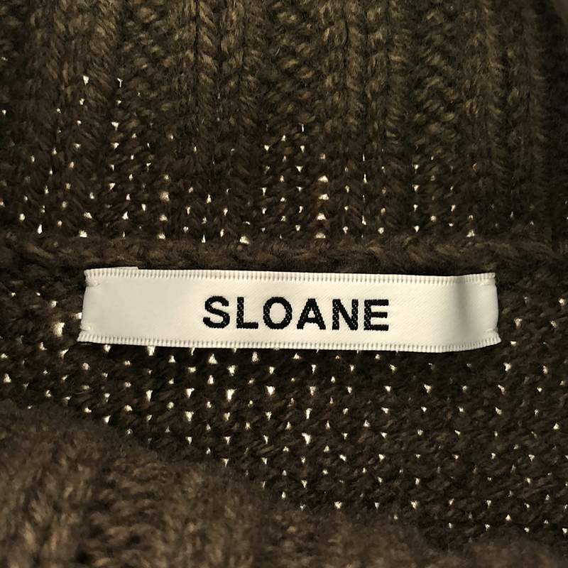 SLOANE / スローン リブ タートルネックニット