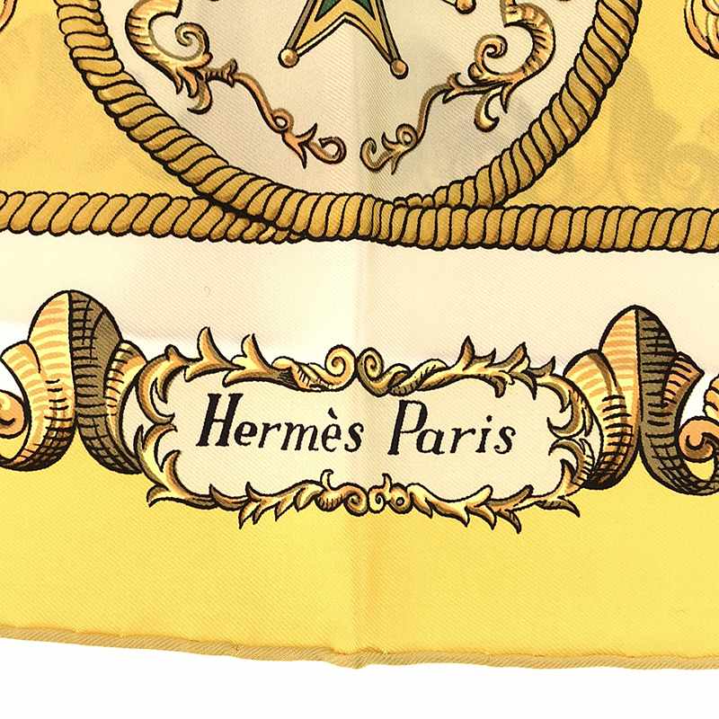 HERMES / エルメス カレ90 白い馬に跨ったルイ14世