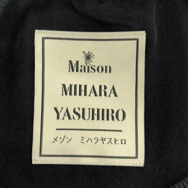 Maison MIHARA YASUHIRO / メゾンミハラヤスヒロ Combined Dress コンビネーションドレス 異素材ドッキング スウェット プリーツ ワンピース