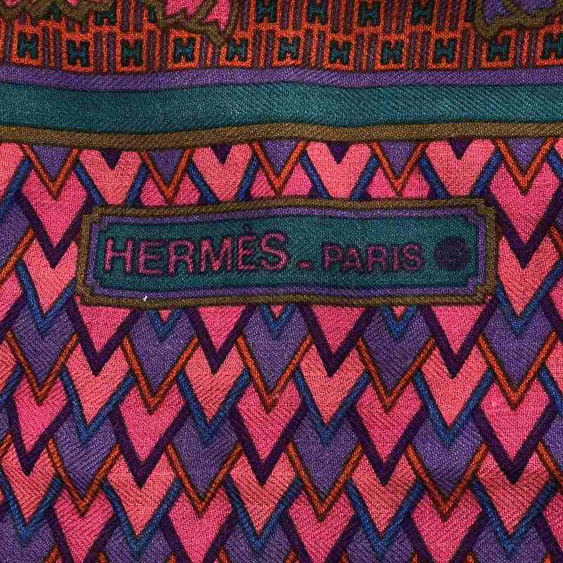 HERMES / エルメス 総柄 大判スカーフ