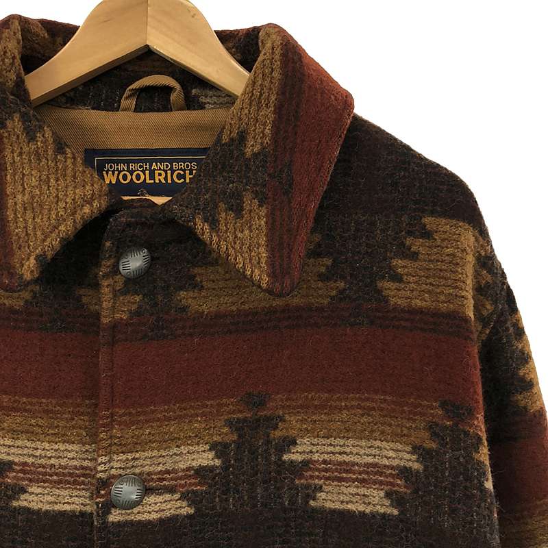 WOOLRICH / ウールリッチ ネイティブ コンチョボタン ウール オーバージャケット