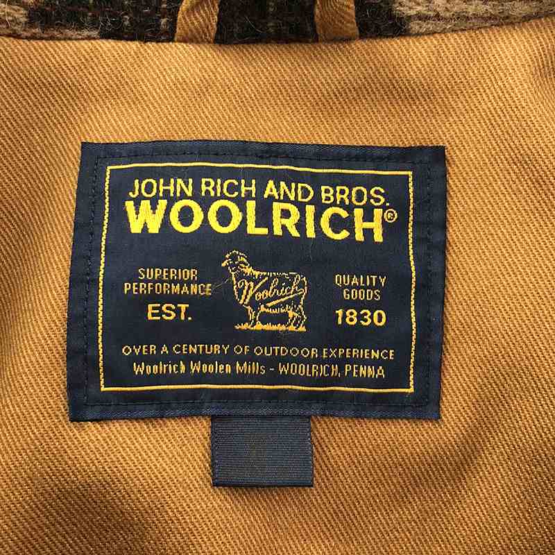 WOOLRICH / ウールリッチ ネイティブ コンチョボタン ウール オーバージャケット