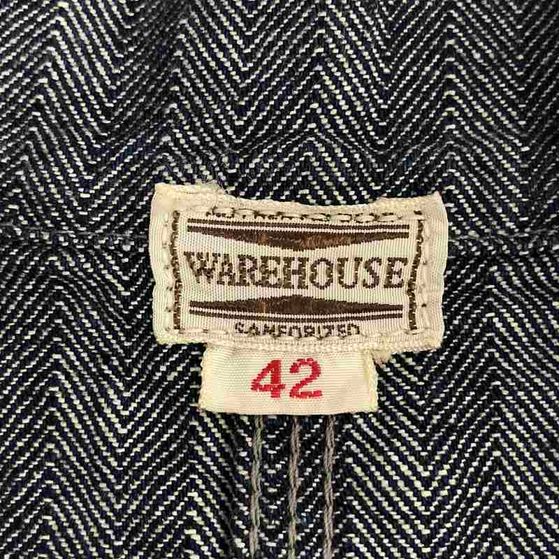 WAREHOUSE / ウエアハウス ヘリンボーン セルビッチ カバーオール ジャケット