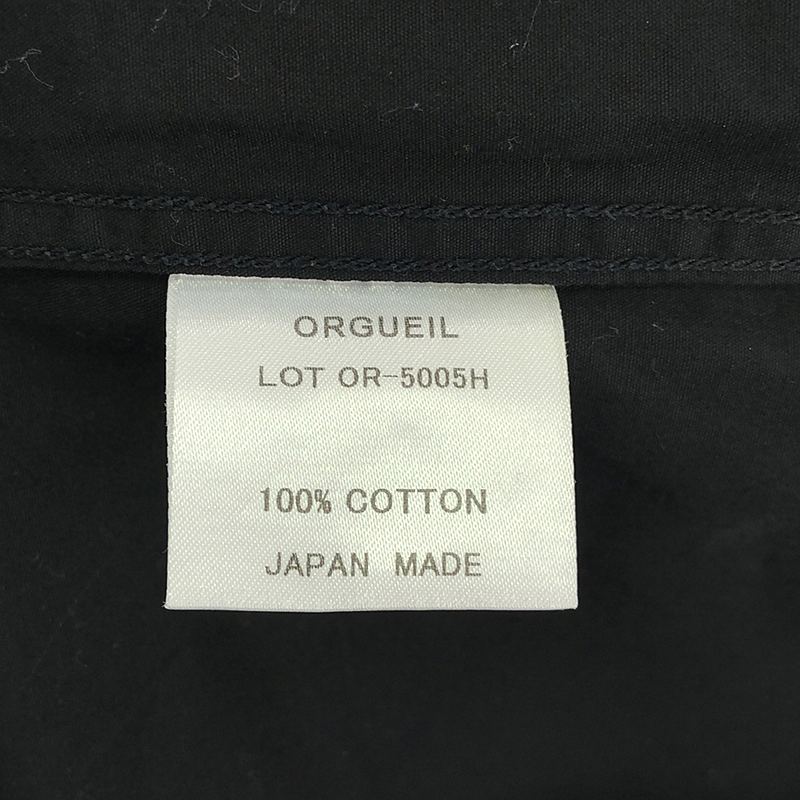 ORGUEIL / オルゲイユ コットンウェザー パラフィン ボタンダウンシャツ