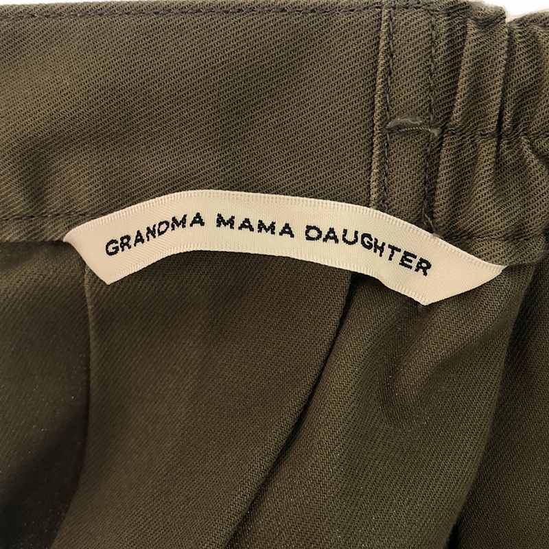 grandma MAMA daughter / グランマママドーター オーガニックコットンプリーツスカート