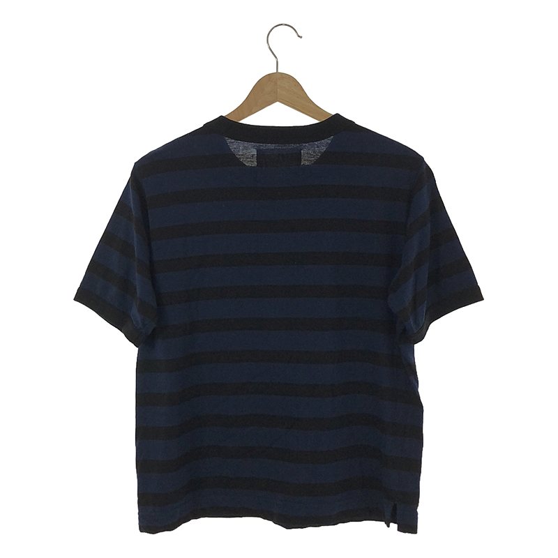 MHL. / エムエイチエルマーガレットハウエル COTTON LINEN STRIPE JERSEY コットン リネン ボーダーTシャツ