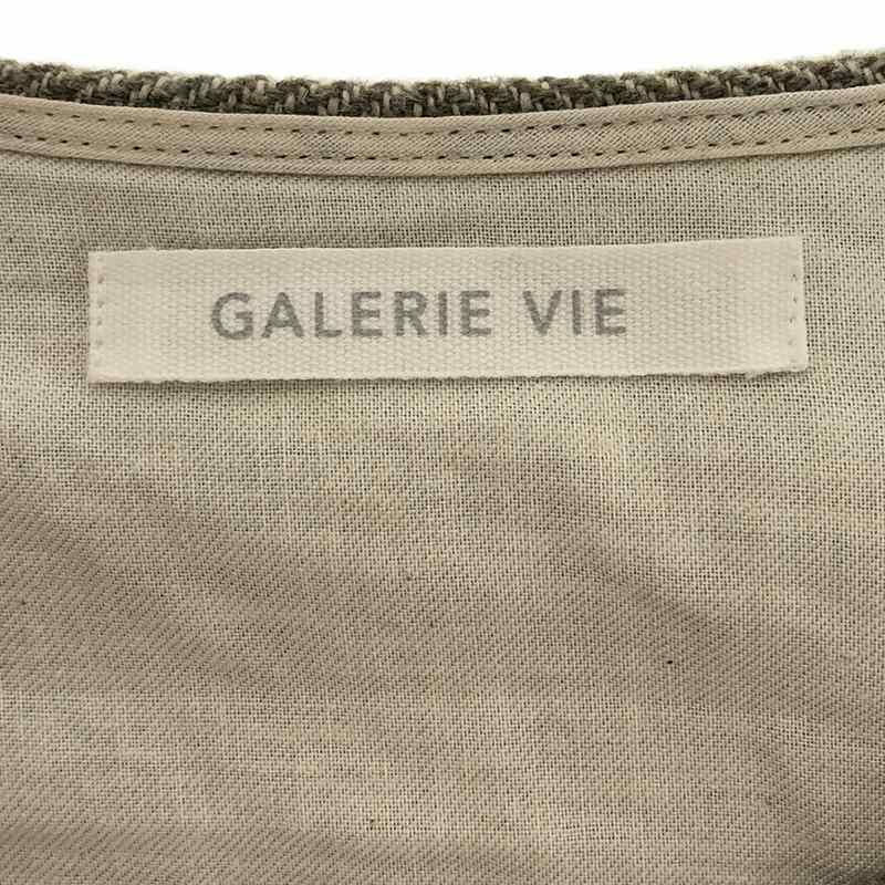 GALERIE VIE / ギャルリーヴィー ウールリネンツイード ジャンプスーツ