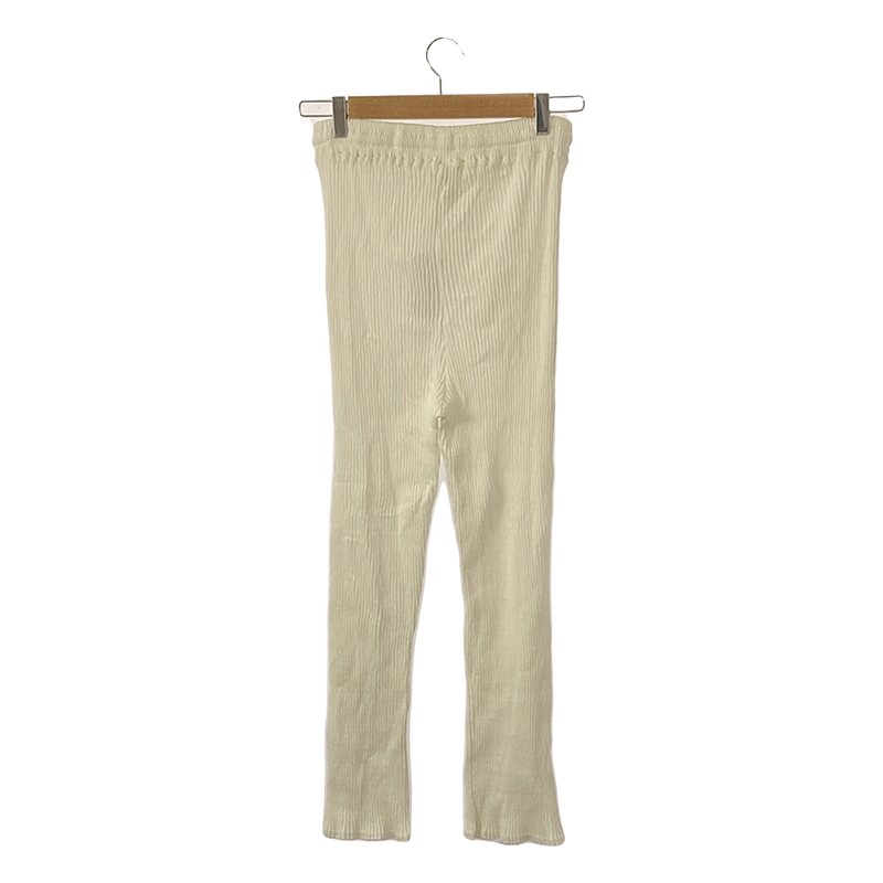 babaco / ババコ cotton ribbed pants リブパンツ