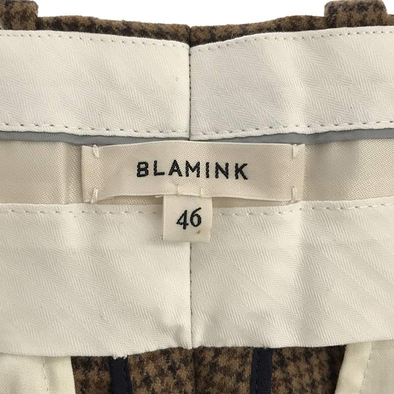 BLAMINK / ブラミンク FOX BROTHERS チェックワイドスラックス
