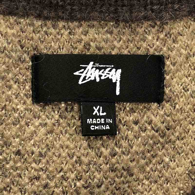 STUSSY / ステューシー ウール モヘヤ オーバー ニット ベスト