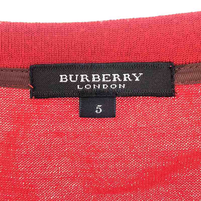 BURBERRY LONDON / バーバリーロンドン クルーネック カーディガン