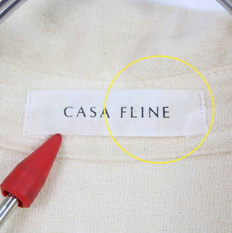 CASA FLINE / カーサフライン シルクツイードハイネックワンピース