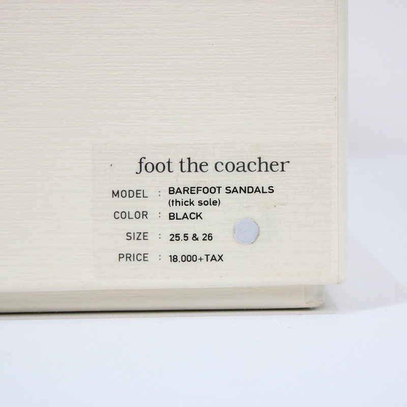 foot the coacher / フットザコーチャー BAREFOOT SANDALS ベアフットサンダル