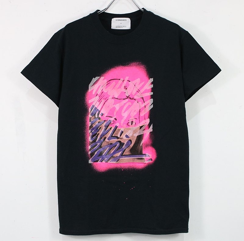 KAMIYAMA UCHIDA PAINTINGS FACE ロゴTシャツ