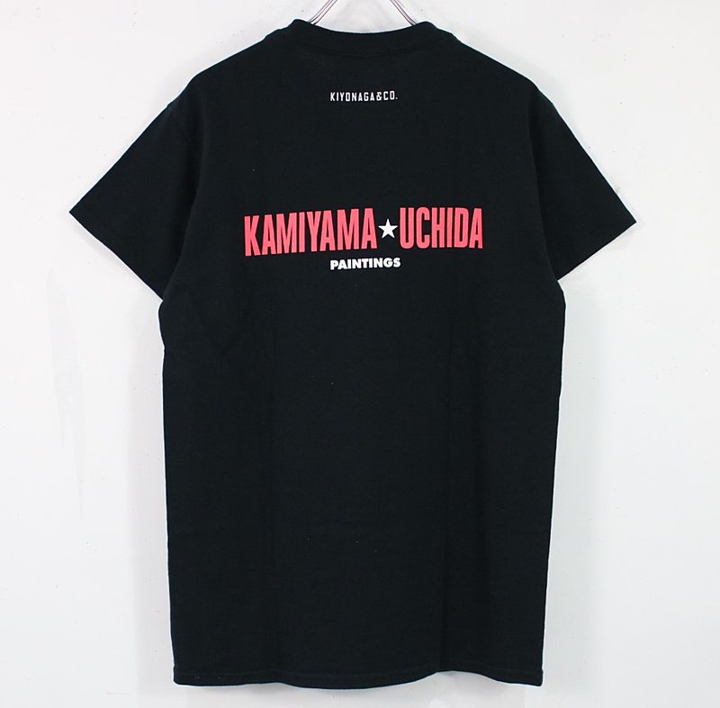 KIYONAGA&CO. / キヨナガ アンド コー KAMIYAMA UCHIDA PAINTINGS FACE ロゴTシャツ