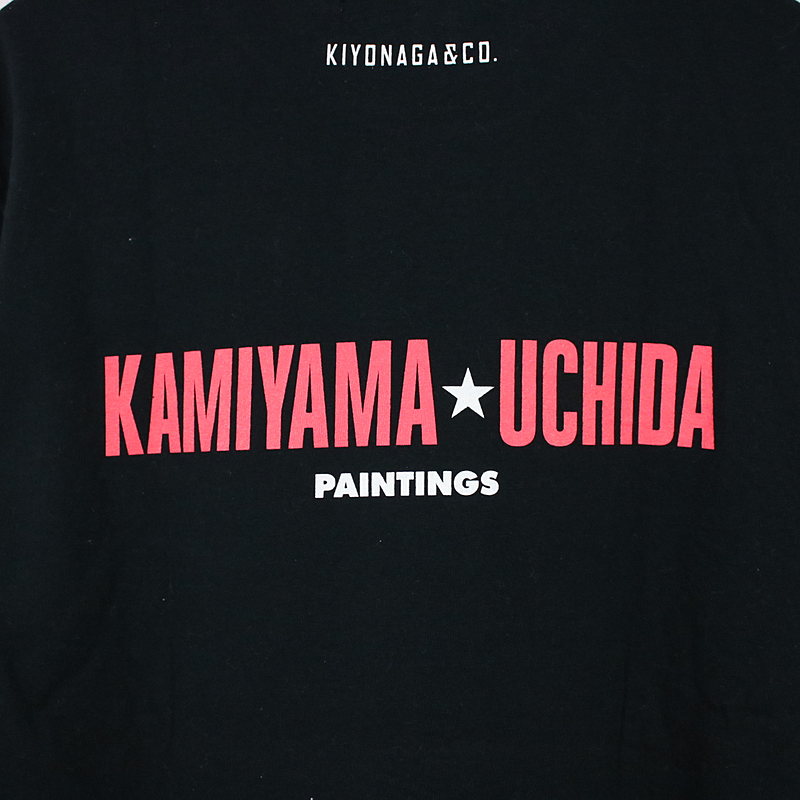 KIYONAGA&CO. / キヨナガ アンド コー KAMIYAMA UCHIDA PAINTINGS FACE ロゴTシャツ