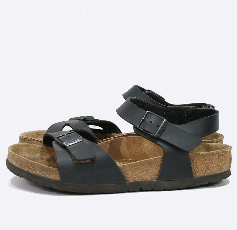 BIRKENSTOCK / ビルケンシュトック Rio アンクルストラップ レザーサンダル