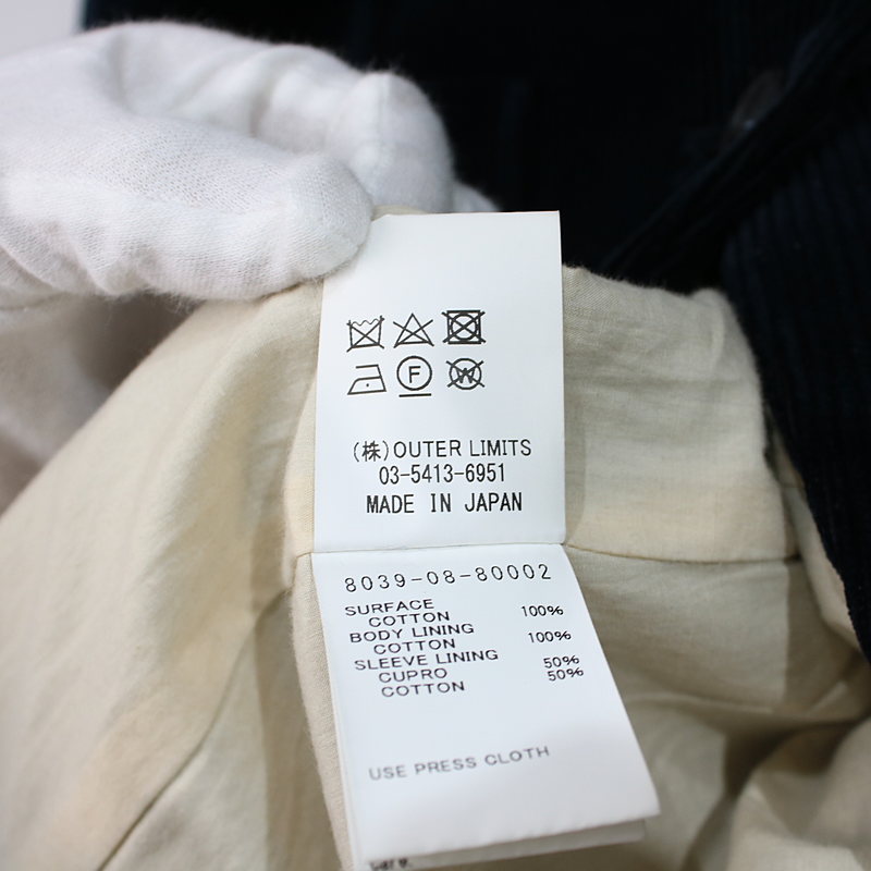 NIGEL CABOURN WOMAN / ナイジェルケーボン ウーマン RECRUITMENT JACKET コーデュロイ リクルートメントジャケット