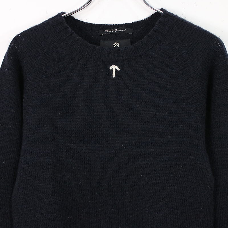 ​NIGEL CABOURN / ナイジェルケーボン SEAMLESS RAGLAN CREW シームレスラグランニット