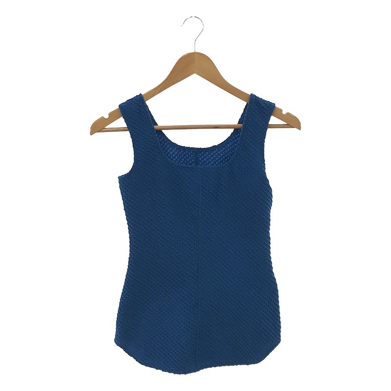 Shirring Jersey Jacquard Sleeveless Top / シャーリング ジャージ ジャガード トップス |  ブランド古着の買取・委託販売 KLD USED CLOTHING